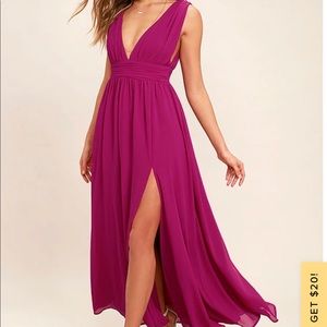 Magenta Maxi Dress